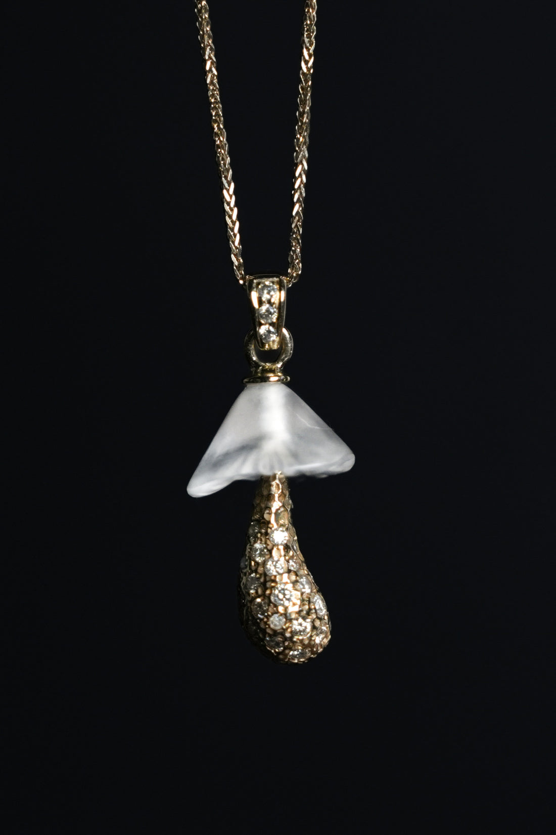 Crystal Shroom Necklace