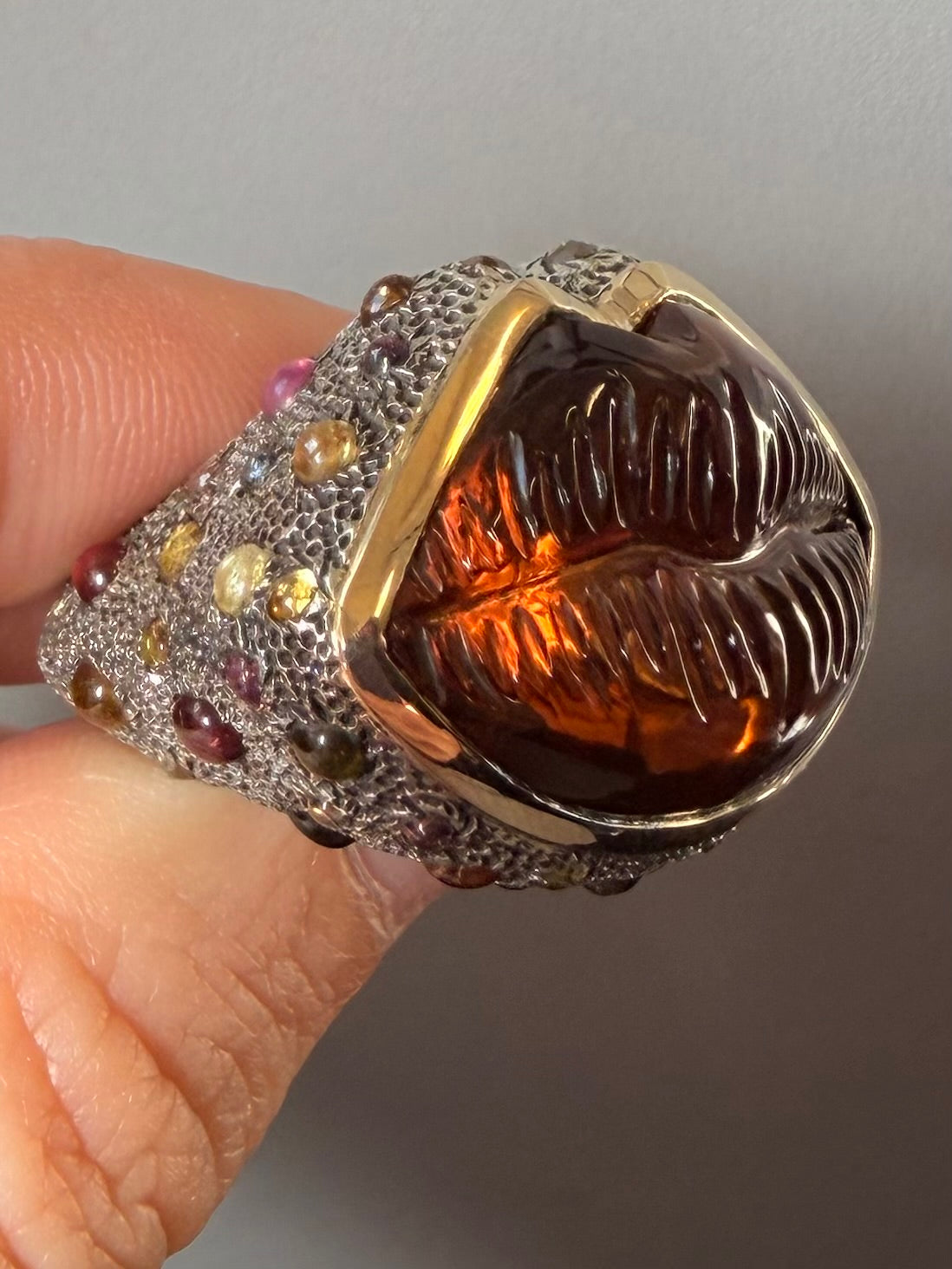 Caramel Lip Ring