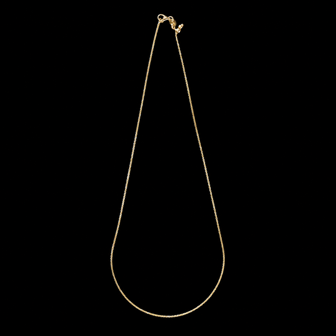 Adjustable 14k gold chain for any charm