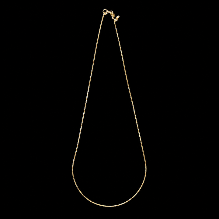Adjustable 14k gold chain for any charm