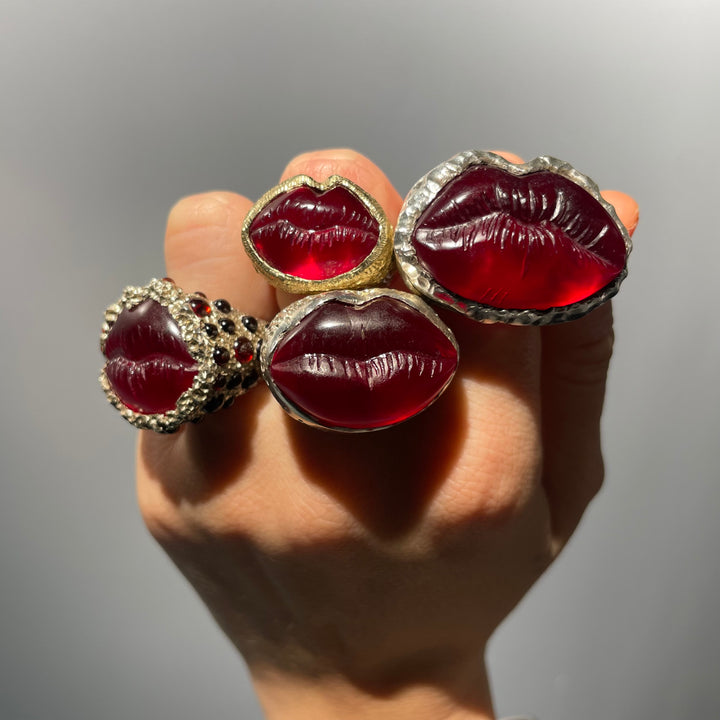 Ruby Lip Ring